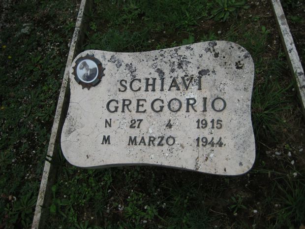 Lapide funeraria di G. Schiavi