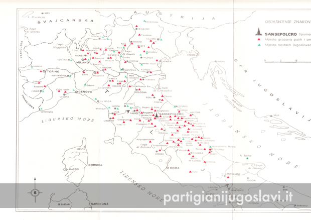 Caduti e
                      dispersi jugoslavi in Italia
                      centro-settentrionale