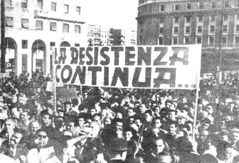 La Resistenza Continua (da: ANPI
                Marassi - sez. Arzani - Genova)
