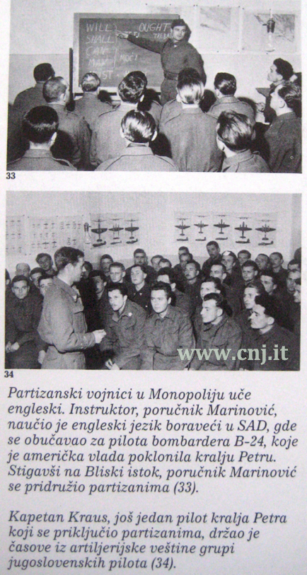 Formazione di personale militare jugoslavo nelle basi pugliesi: due immagini scattate a Monopoli (fonte: Phillips 1983)