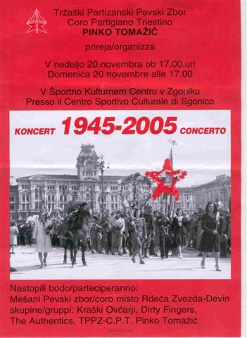 Poster Coro Partigiano Triestino
                              2005