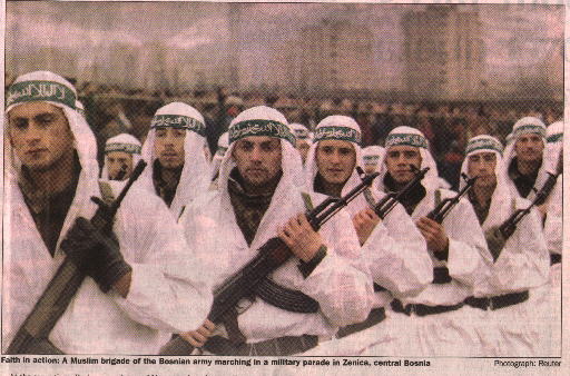 Mujaeddin
                              in Zenica. "The Times",
                              11/12/1995