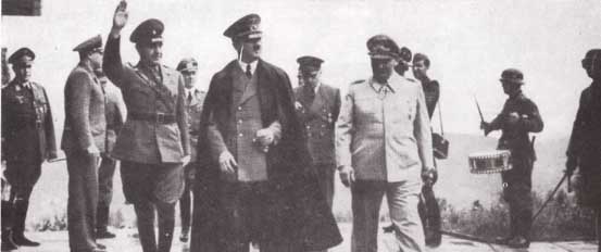Pavelic, Hitler e Goering