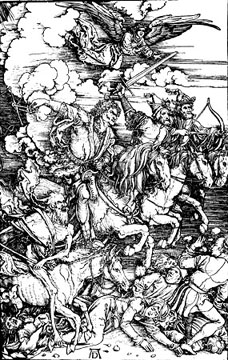 A. Dürer: i Quattro Cavalieri dell'Apocalisse