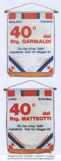 Battaglioni Garibaldi e Matteotti in
                  Jugoslavia